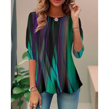 Women's T shirt Tee Graphic Daily Weekend Black Pink Red Print Long Sleeve Fashion Round Neck Regular Fit Spring & Fall